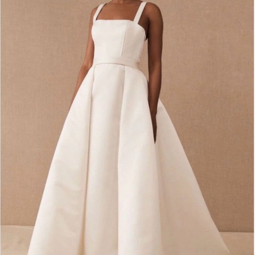 BHLDN Cream A-Line Wedding Dress